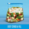 Ziploc Slider Freezer Bags with New Power Shield Technology, Stand-and-Fill