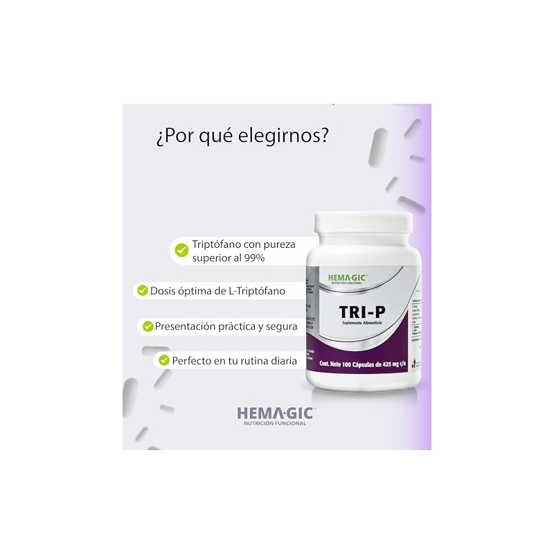 Kit Tri 100 Cápsulas Triptófano Gabazen Gaba Inositol Vitaminas Suplementos