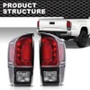 CNNELL Tail Lights Assembly Rear Lights Compatible with Toyota Tacoma