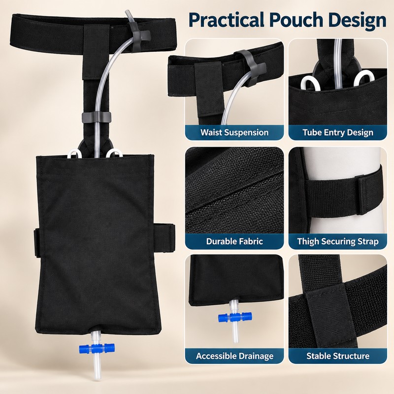 Urinary Drainage Bag Holder for Waist Use – Lightweight Storage