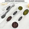 8-Piece Magnetic Double-Sided Measuring Spoon Set, with Scale and Spirit