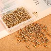 Map Tacks Push Pins Small Size 300 Packs (Gold, 1/5