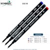 Schmidt 888 M Safety Ceramic Rollerball Refill - Black, Blue
