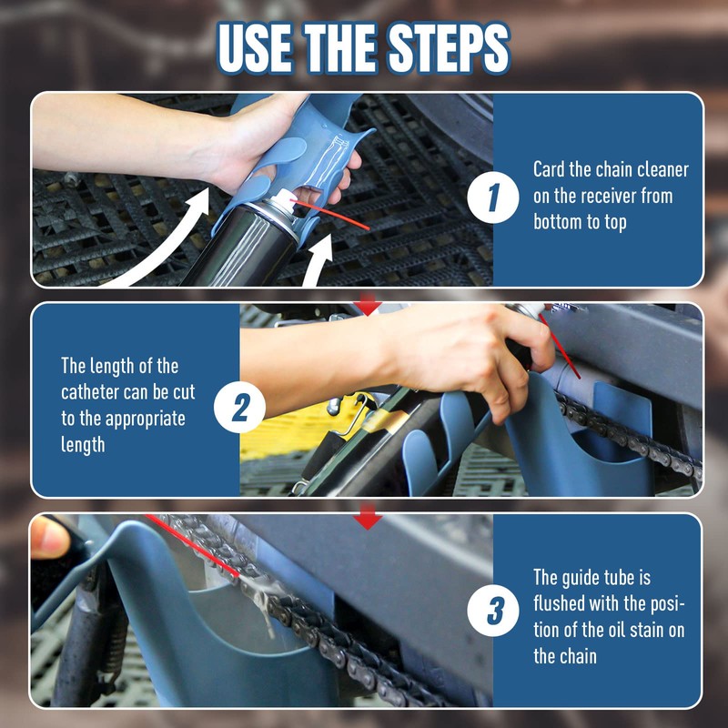 Towwoo Motorcycle Chain Cleaning Tool Oil Storage Splashback for Bicycle