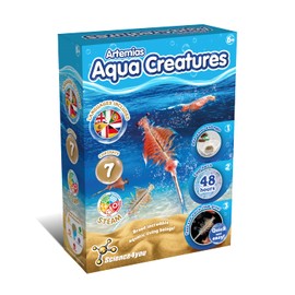 Science4you Prehistoric Crabs Breeding Set for Children, Artemia Salt Crab (Family of Triops) Aqua Creatures Make Your Sea Animal Ecosystem Toy & Experiments for Children 6 7 8 9 10 11+ Years, 3545