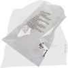 DVIVA100 bags size 8x10 Clear plastic self-seal clothing resealable polypropylene