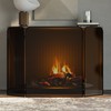 Fire Beauty 3-Panel Metal Fireplace Screen for Fireplace Fire Spark