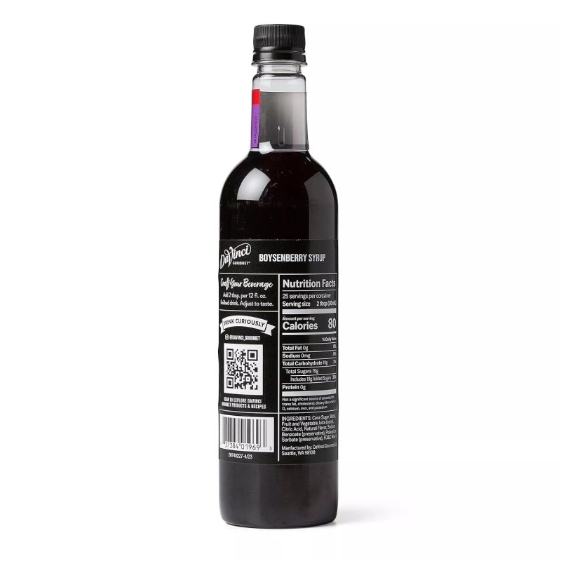 DaVinci Gourmet Boysenberry Syrup, 25.4 Fluid Ounces (Pack of 1)