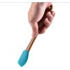 Mini Silicone Spatula, Heat Resistant Mini Spatula Scraper Brush Spoon
