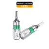 sourcing map 5pcs Hex Screwdriver Bit H2 1/4" Hex Shank