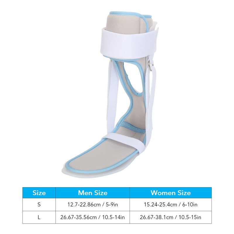 AFO Drop Foot Stabilizer Adjustable Soft Padding Lightweight Fatigue Resistant