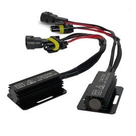 9005 9006 9145 LED Load Resistor Adapter 50W 6Ohm Upgraded Canbus Decoder Fix Headlights Fog Light DRL Error Code Anti-Flicker Wiring Relay Harness