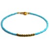 Handmade Anklet, Blue Beads, Bohemian (P5)
