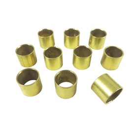 Robert Sorby HF16B Set of 10 Each 16 mm / 5/8 Inch Solid Brass Ferrules for Custom Lathe Tool or Chisel Handles