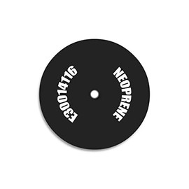 (100 Pack) Large Oil Resistant Neoprene Rubber Fender Washers - 3" OD x 1/4" ID x 1/16" Thickness Primal23 Industrial Endeavor Series Rubber Washers