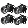 4PCS 1.5 Inch Universal Wheel 360° Rotation Heavy Caster Silence