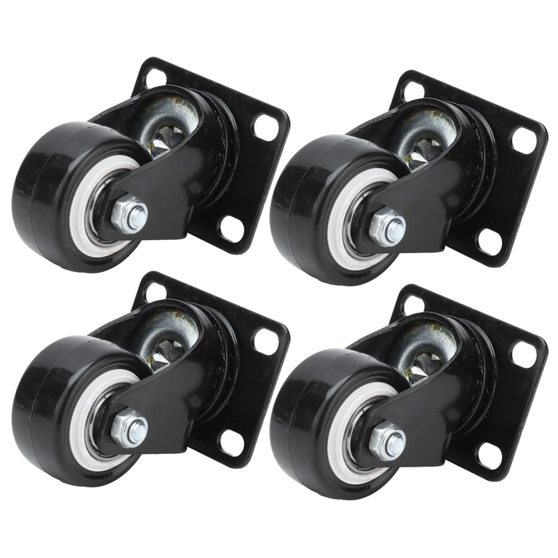 4PCS 1.5 Inch Universal Wheel 360° Rotation Heavy Caster Silence