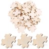 HABNI Pack of 150 Wooden Puzzles, Blank Puzzle to Design