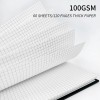 Rinrda Graph Paper Notebook Spiral Notebook 8.5" X 11"-4 Pack