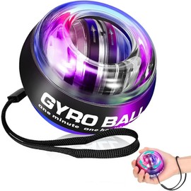 Giroscopios para Ejercicio, JASUVII Antebrazo Ejercitador Gyro Ball, Ejercitador de Dedos Bola de ejercicio muñeca bola de fuerza de muñeca, Ball de Muñeca para Fortalecer Muñecas, Brazos y Manos