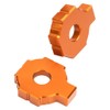 MotHeartCNC Motorcycle Rear Chain Adjuster Regulator Slider Blocks For 200