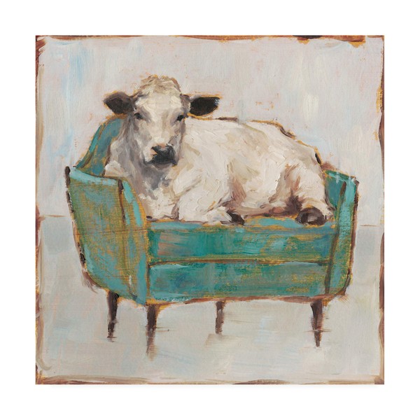 Trademark Fine Art WAG15696-C2424GG Moo-ving in I by Ethan Harper, 24x24
