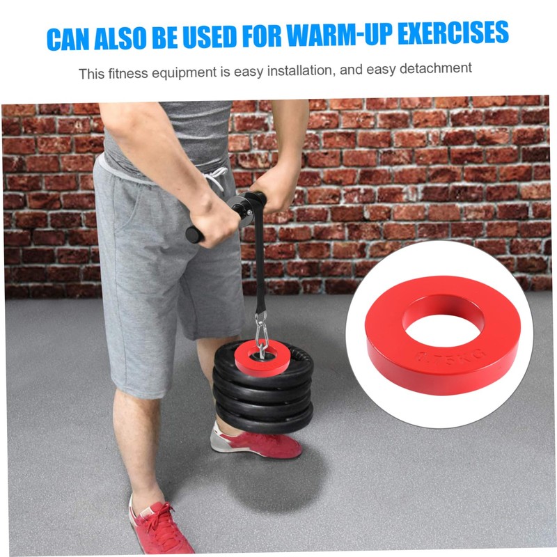WHAMVOX Weight Gain Plates Barbell Grip Strengthener Large Single Hole