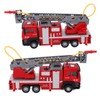1:50 Ladder Fire Truck Alloy Model 180° Rotating Table Fire