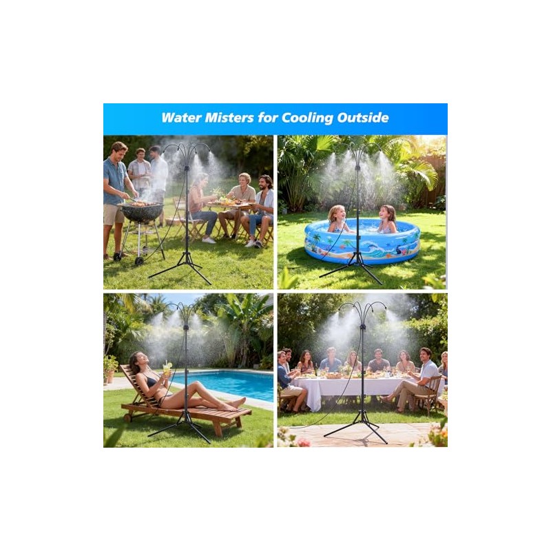 LASTOOLS Adjustable Height Outdoor Misting System