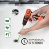 DrainShroom Toss-Disposable Hair Clog Remover, 24 inch Reach, 8 Pack,