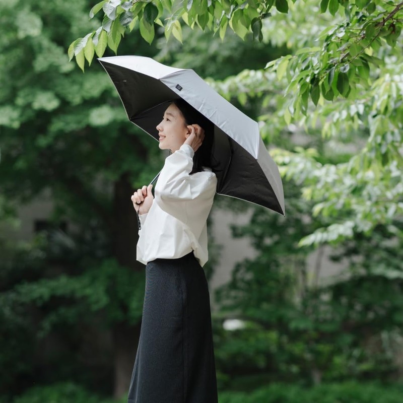AH-902 Parasol, Full Light Blocking, For Rain or Shine, Lightweight,