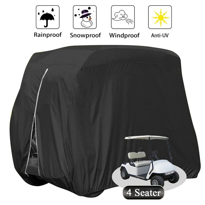 The Perfect Part 4 Passenger Golf Cart Cover Waterproof Enclosure