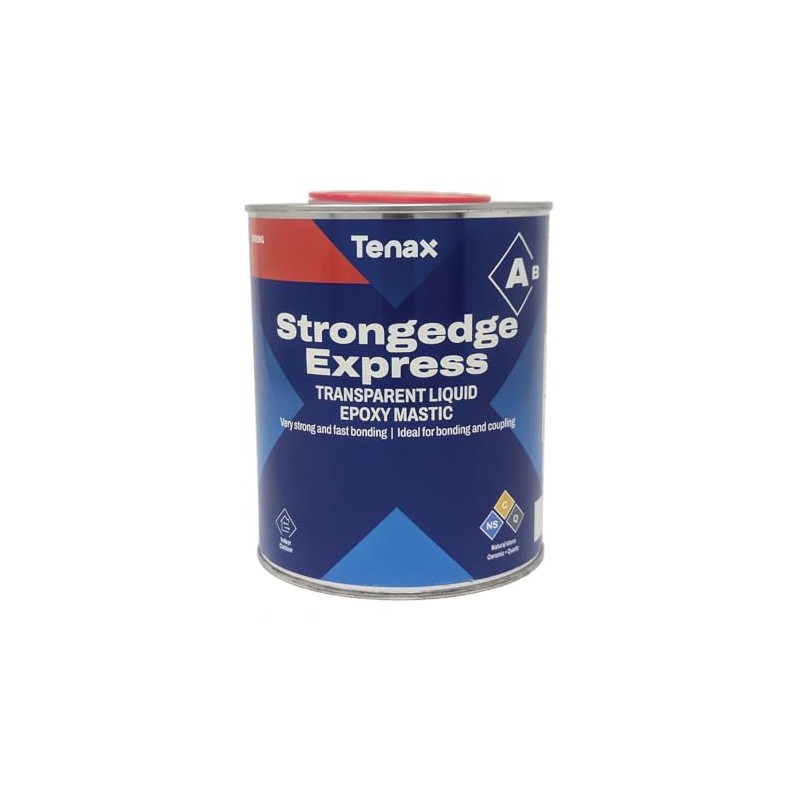 Tenax StrongEdge Express Water Clear Flowing Epoxy - 2:1, 1.5-Quart
