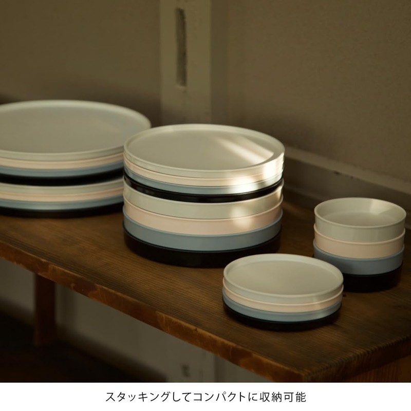 ideaco WAMONO 12 kasumi Small Plate, Flat Plate, Diameter 4.7