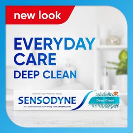 Sensodyne Sensitive Toothpaste Daily Care Deep Clean Gel, Packaging may vary, 75 ml (Pack of 1)