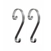 Haute Decor Stocking Scrolls Stocking Hanger - 2 Pack Holly