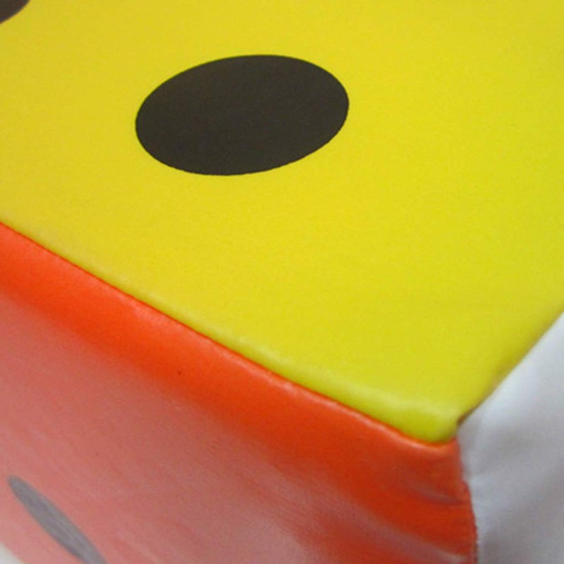 jiulonerst 20/12cm Super Large Dice, Colorful Six Sided Sponge Dice