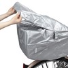 Panasonic NSAR-151-S Rear Basket Cover for Bicycles, Silver, Basket Outer
