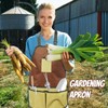 FairyPeach Gardener Apron with Pocket, Thickened and Waterproof Garden Apron,