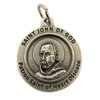 Catholic Saints Silver Toned Base Patron of Heart Disease Saint