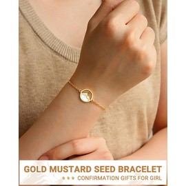 Eryuor Baptism Gifts for Teen Girl Women Adults Catholic Christening Baptism Decorations Favors Bracelet