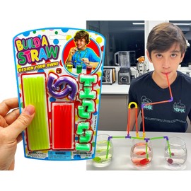 JA-RU DIY Plastic Straws and Connectors Set (6 Pack) Long & Reusable Building Straws for Kids | Creative & Educational STEM Building Toys | Party Favors. 4402-6s