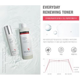 M.A.D.skin Mad Skin Everyday Renewing Toner 480ml Renewing Toner 480ml+Subji. Millet Acne Sample / 매드스킨 에브리데이 리뉴잉토너 480ml 리뉴잉토너 480ml+수부지.좁쌀여드름샘플