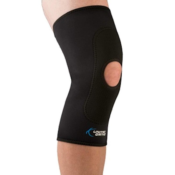 United Ortho 300040-07 Padded Neoprene Knee Support with Open Patella,