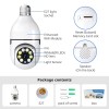 boykeep 2X 360° 1080P E27 Light Bulb Camera 2.4GWiFi IR