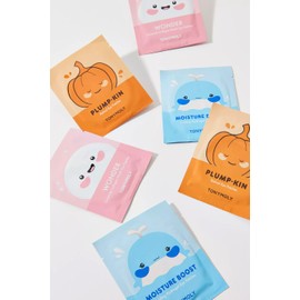 TONYMOLY 6 Pc Assorted Hydrogel Eye Mask Set, Heart Eyes Ornament - Reduce Fine Lines, Wrinkles, Dark Circles, Moisturizing, Nourishing - Collagen, Hyaluronic Acid, Retinol