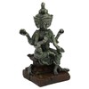 Aquarium Buddha Statue Decoration Resin Aquascaping Fish Tank Meditating Buddha