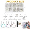 710 Pcs Jewellery Earring Making Kit with Jump Rings Pliers