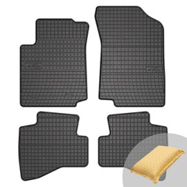 FROGUM EL Toro Rubber Mats All Year Round Set of Car Floor Mats for Citroën C1 II 2014-2021, for Peugeot 108 2014-2021, for Toyota Aygo II 2014-2021 | Durable Rubber Material