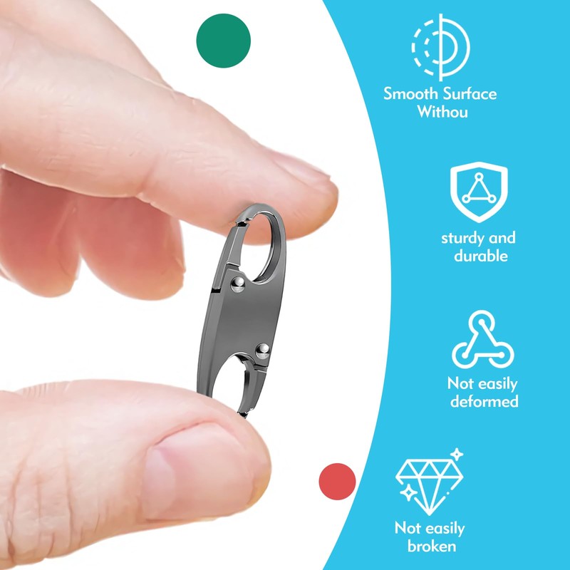 6PCS Anti Theft Luggage Locks S Clips Small Lock, for
